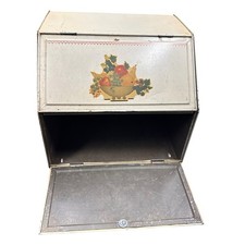 VTG 1940's Tin Pie Bread Box