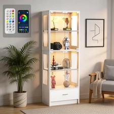 Tall Display Cabinet w/ Glass