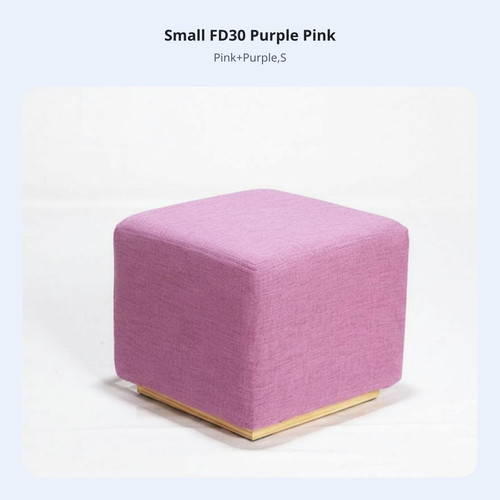 Upholstered square stool - upholstered,