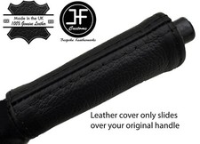 BLACK STITCH REAL LEATHER