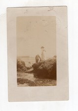 GB KGV CLIMBING ROCKS postcard 1913 posted ILKESTON DERBYSHIRE 1/2d