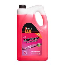 Triple QX TQX 523770511 Antifreeze Coolant 5L 5 Litre Ready Mix Red GL12+ -36C