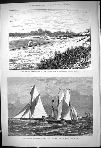 Old 1878 yachts cutter - cutter, match