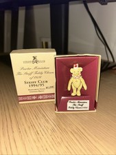 Steiff 1994 Club Hantel 1926 Replica Pewter Teddy Yellow Clown Boxed