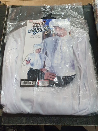 Shirt with jabot adult - with,