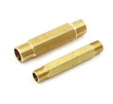 59mm Long 1/4" or 3/8"  Male BSP Thread Coupler Brass Connector Fitting Adapter