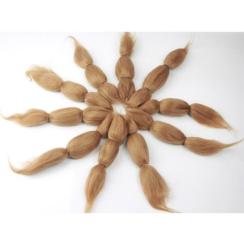 Straight pure mohair curly - straight,