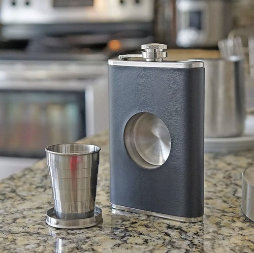 Shot flask 8oz hip - -,