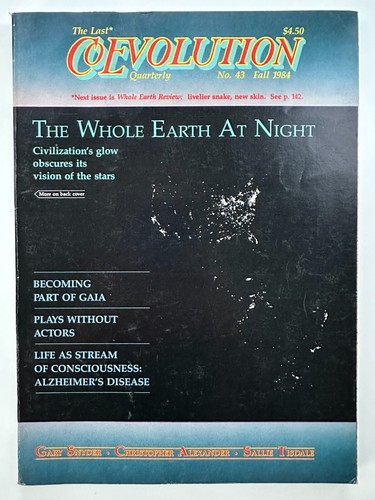Coevolution quarterly magazine - coevolution,