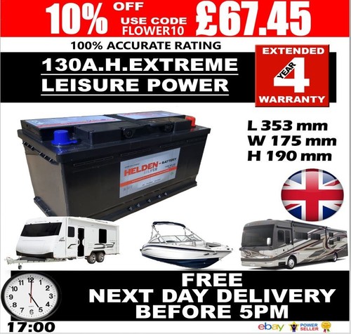 12v 130ah 130 leisure - 130ah,