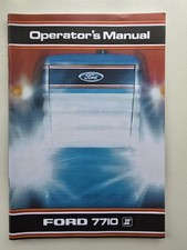FORD 7710 SERIES II TRACTOR OPERATORS MANUAL