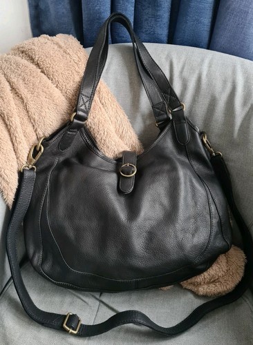 Fat face leather - , slouchy