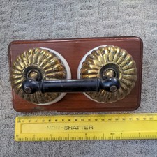 Antique Brass & Ceramic Light