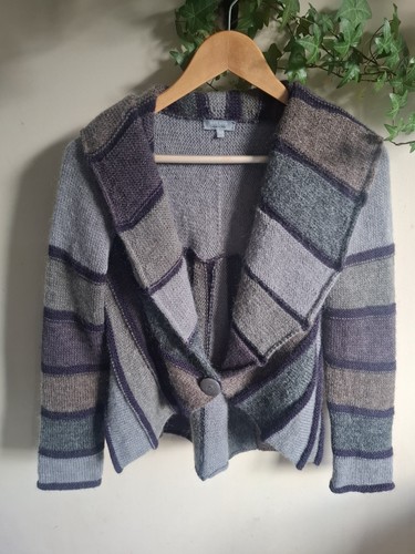 Per una purple striped mohair - purple,