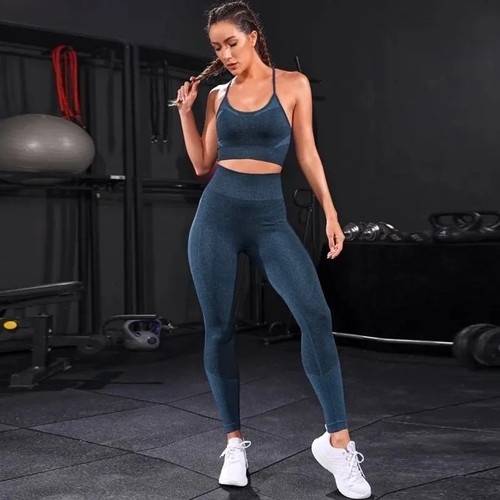 2pcs women tracksuit seamless - 2pcs,