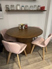 Wodden Table and 4 Chairs Set