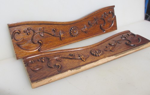 Antique carved wooden drawer - antique,