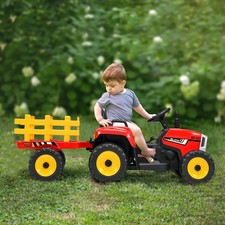 12V Kids Ride On Tractor LED