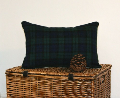Tartan cushion covers black - covers,