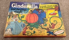 Walt Disney Vintage Cinderella And The Glass Slipper Board Game