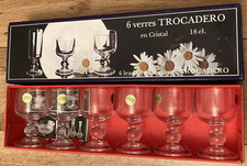 6 x Vintage Cristal d'Arques
