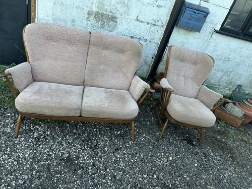 1992 ercol seater sofa and - sofa,
