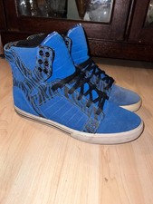 *RARE* Supra Skytop 9.5 Blue Tiger Suede | Kamikaze Tuf Leather