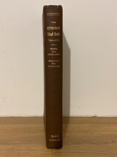 Clydesdale stud book vol - clydesdale,