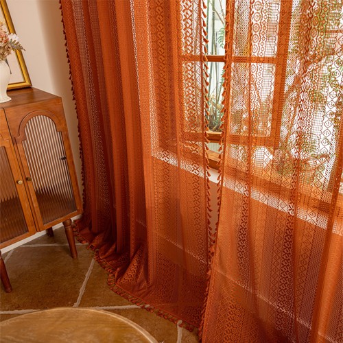 Boho lace curtains - boho,