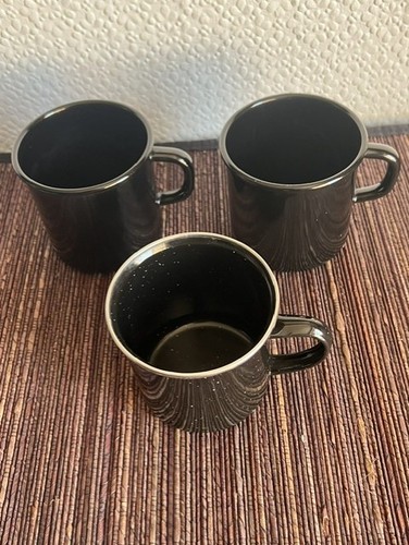 Lovely set black enamel - lovely, of