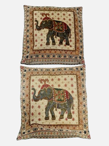 Pair woven tapestry floor - floor, /