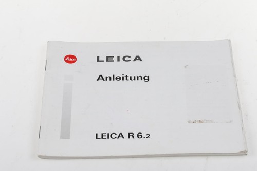 Leica manual for 2 - for, r6.2