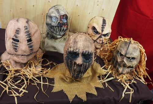 Halloween scarecrow mask - scarecrow,