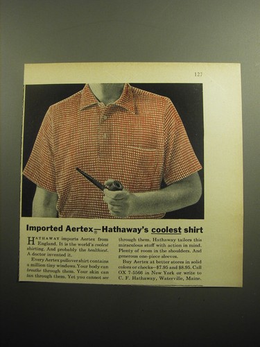1958 hathaway aertex shirts - 1958,