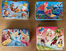 Puzzles Five In Tin Boxes