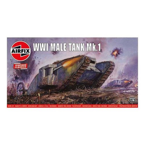 Airfix ww1 male tank - airfix,