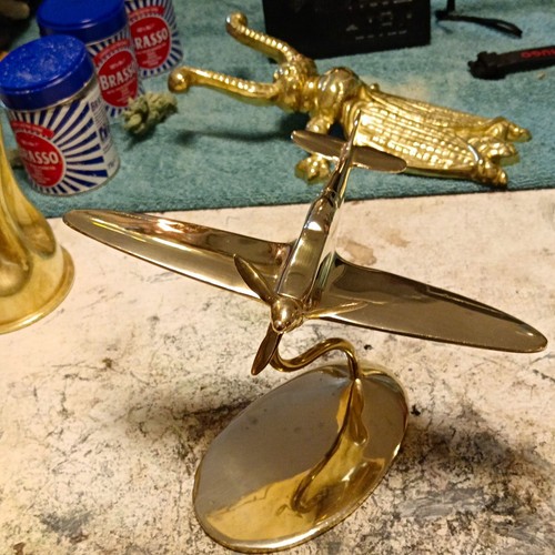 Brass polished metal - brass,