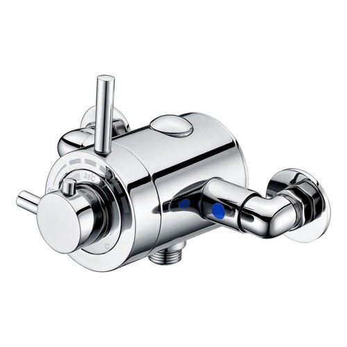 Modern exposed shower mixer - exposed,
