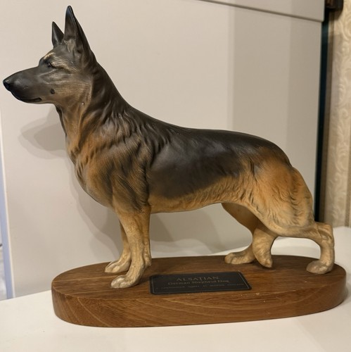 Beswick alsatian wooden - alsatian,