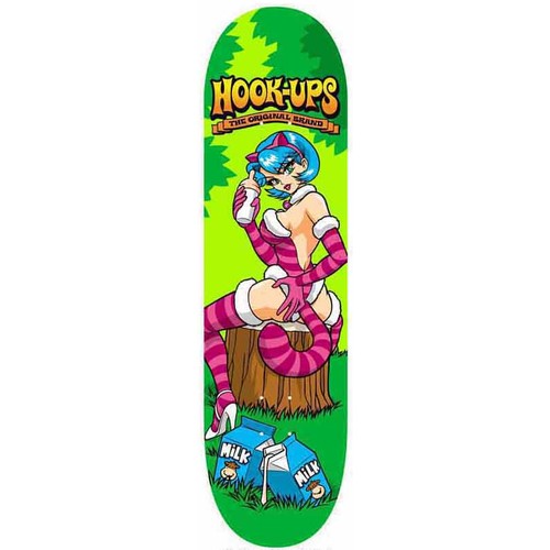 Hook ups skateboard deck - hook,