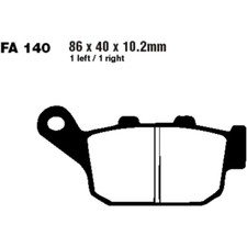 EBC brake pads sinter HH for