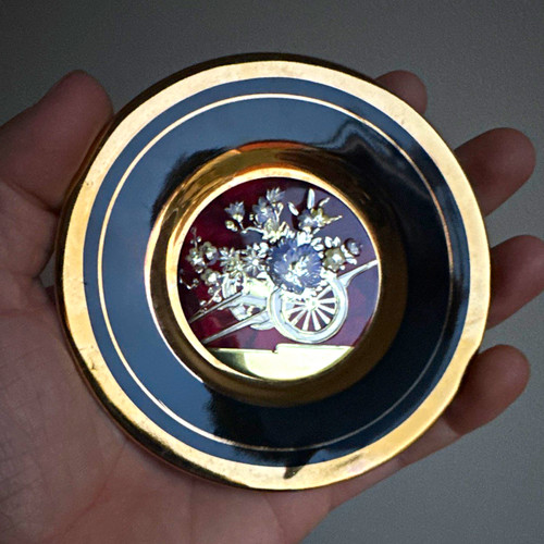 Chokin collector plate metal - chokin,