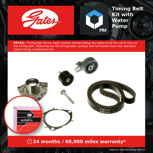 Timing belt water pump kit - &,