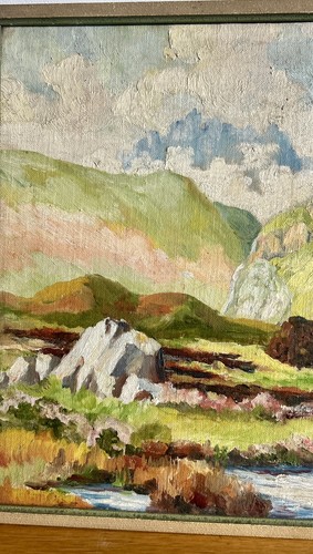 C1930s impressionist mountain - c1930s,