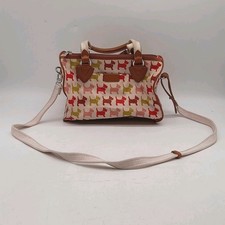 Radley Barrel Bag Cream Tan & Pink 26cm x 22cm (#H1/02)