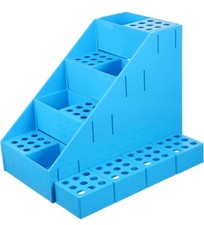 Baluue Bottle Drying Rack Test Tube Laboratory Tubes Organizer Portable Stand