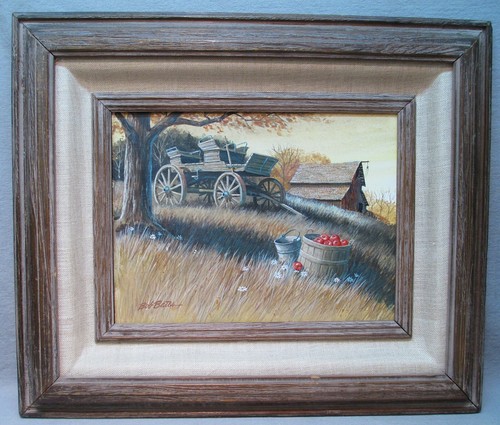 Bob bates barn - bates, painting