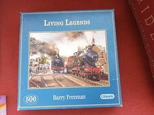 Gibson Living Legend Puzzle 500 Piece Steam Train By Barry Freeman 33x49cms