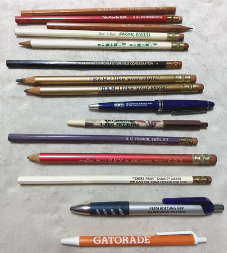 Vintage advertising pens - vintage,
