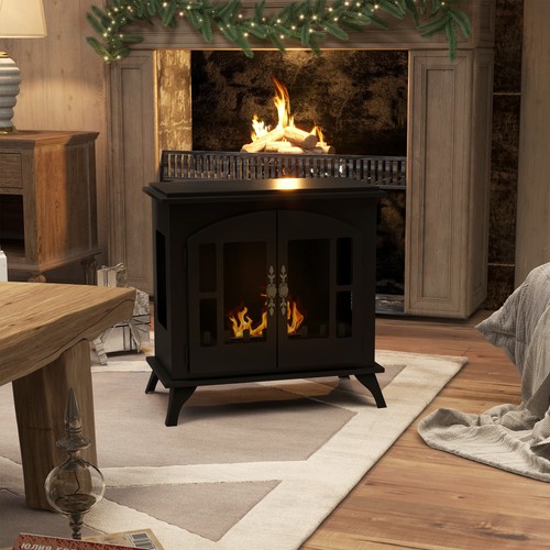 Freestanding ethanol fireplace - freestanding,